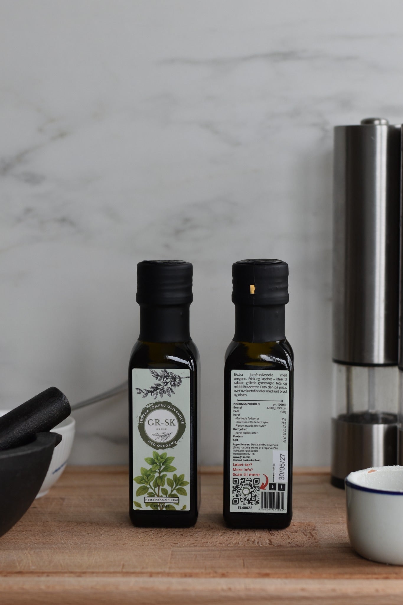 Ekstra Jomfru Olivenolie med oregano