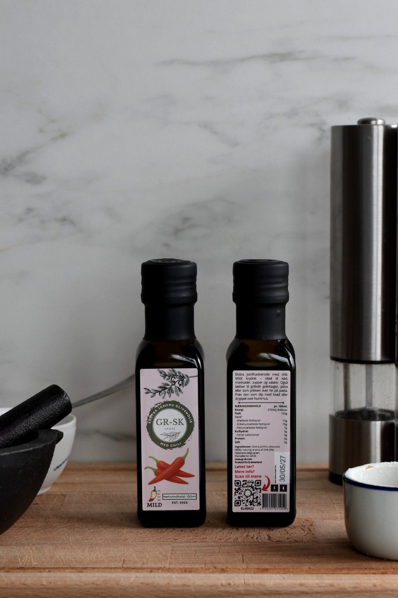 Ekstra Jomfru Olivenolie med chili