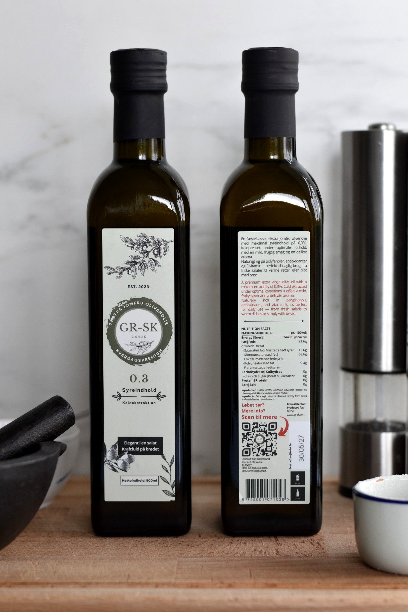 Hverdagspremium Ekstra Jomfru Olivenolie 500ml